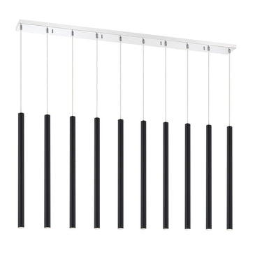 Z-Lite 24" High Forest 10 Light Linear Chandelier image 7