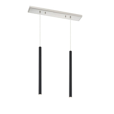 Z-Lite 24" High Forest 2 Light Linear Chandelier image 1