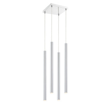 Z-Lite 24" High Forest 4 Light Chandelier image 5