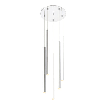 Z-Lite 24" High Forest 5 Light Chandelier image 1