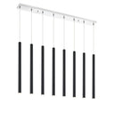 Z-Lite 24" High Forest 8 Light Linear Chandelier image 2