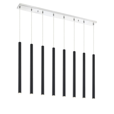 Z-Lite 24" High Forest 8 Light Linear Chandelier image 2