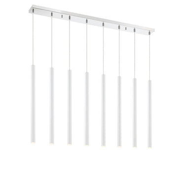 Z-Lite 24" High Forest 8 Light Linear Chandelier image 7