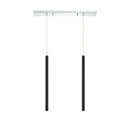 Z-Lite 24" High Forest Chrome 2 Light Linear Chandelier image 14