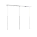 Z-Lite 24" High Forest Chrome 3 Light Linear Chandelier image 11