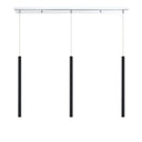 Z-Lite 24" High Forest Chrome 3 Light Linear Chandelier image 14