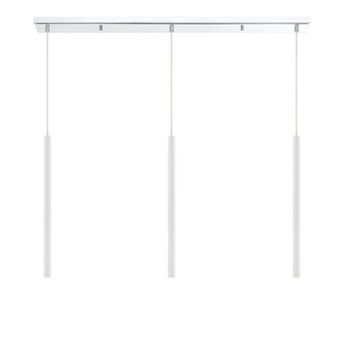 Z-Lite 24" High Forest Chrome 3 Light Linear Chandelier image 15