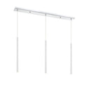 Z-Lite 24" High Forest Chrome 3 Light Linear Chandelier image 7