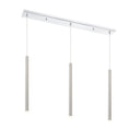 Z-Lite 24" High Forest Chrome 3 Light Linear Chandelier image