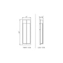 Z-Lite 24" High Nyx 2 Light Outdoor Wall image 7