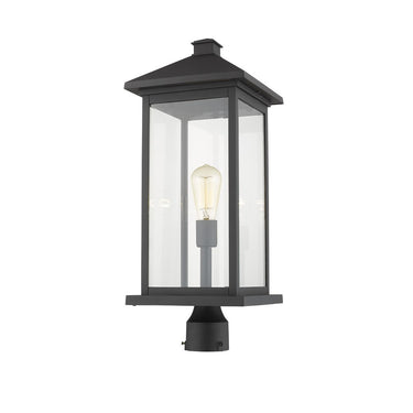 Z-Lite 24" High Portland 1 Light Outdoor Post Mount Fixture image 3