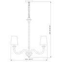 Z-Lite 24" Katerina 5 Light Chandelier image 14