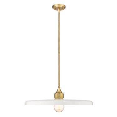 Z-Lite 24" Paloma Gloss Opal 1 Light Pendant image 2