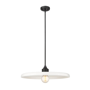 Z-Lite 24" Paloma Gloss Opal 1 Light Pendant image 7