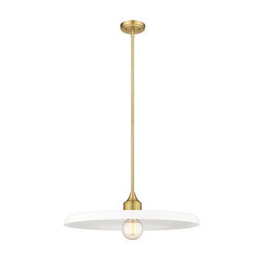 Z-Lite 24" Paloma Gloss Opal 1 Light Pendant image 8