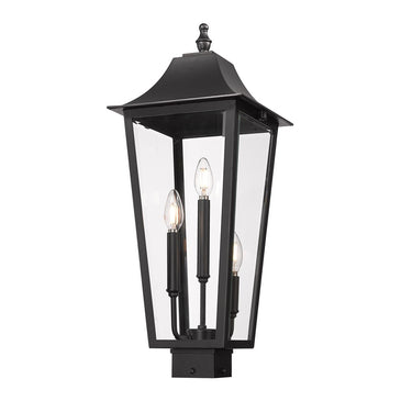 Z-Lite 25.25" High Gannon 3 Light Outdoor Post Mount Fixture image 1