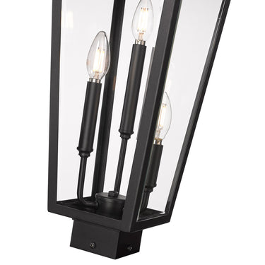 Z-Lite 25.25" High Gannon 3 Light Outdoor Post Mount Fixture image 3