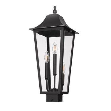 Z-Lite 25.25" High Gannon 3 Light Outdoor Post Mount Fixture image 4