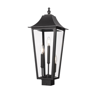 Z-Lite 25.25" High Gannon 3 Light Outdoor Post Mount Fixture image