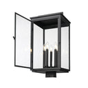 Z-Lite 25.25" High Hartwell 5 Light Outdoor Post Mount Fixture image 1