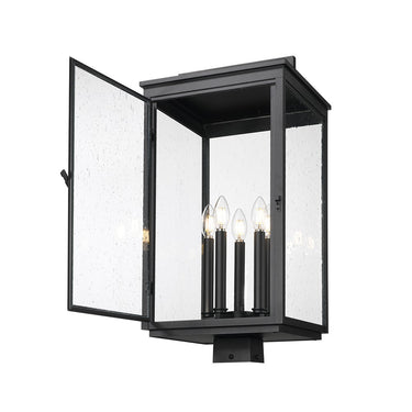 Z-Lite 25.25" High Hartwell 5 Light Outdoor Post Mount Fixture image 1