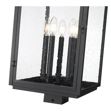 Z-Lite 25.25" High Hartwell 5 Light Outdoor Post Mount Fixture image 3