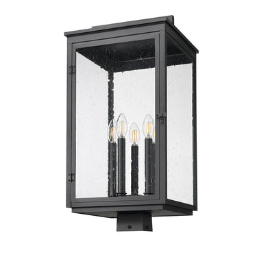 Z-Lite 25.25" High Hartwell 5 Light Outdoor Post Mount Fixture image 4