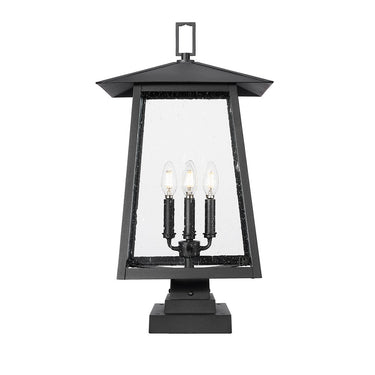 Z-Lite 25.25" High Rainer 4 Light Outdoor Pier Mounted Fixture image 2
