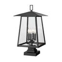 Z-Lite 25.25" High Rainer 4 Light Outdoor Pier Mounted Fixture image