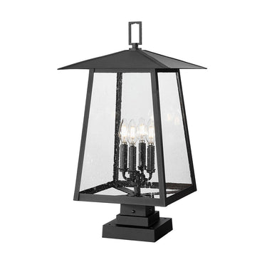 Z-Lite 25.25" High Rainer 4 Light Outdoor Pier Mounted Fixture image