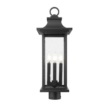 Z-Lite 25.25" High Tiberius 4 Light Outdoor Post Mount Fixture image 2