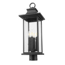 Z-Lite 25.25" High Tiberius 4 Light Outdoor Post Mount Fixture image 4