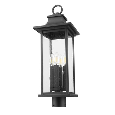 Z-Lite 25.25" High Tiberius 4 Light Outdoor Post Mount Fixture image 4