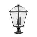 Z-Lite 25.75" High Talbot 3 Light Outdoor Pier Mounted Fixture image 2