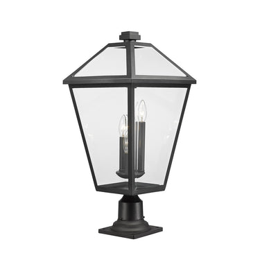 Z-Lite 25.75" High Talbot 3 Light Outdoor Pier Mounted Fixture image 2