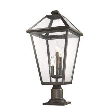 Z-Lite 25.75" High Talbot 3 Light Outdoor Pier Mounted Fixture image 3
