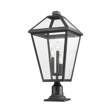Z-Lite 25.75" High Talbot 3 Light Outdoor Pier Mounted Fixture image 4