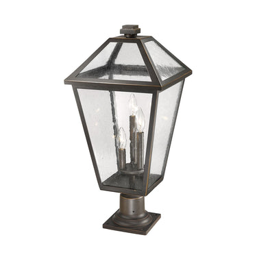 Z-Lite 25.75" High Talbot 3 Light Outdoor Pier Mounted Fixture image 5