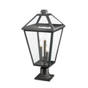 Z-Lite 25.75" High Talbot 3 Light Outdoor Pier Mounted Fixture image 6