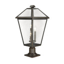 Z-Lite 25.75" High Talbot 3 Light Outdoor Pier Mounted Fixture image 7