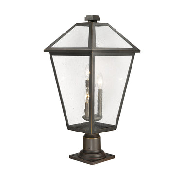 Z-Lite 25.75" High Talbot 3 Light Outdoor Pier Mounted Fixture image 7