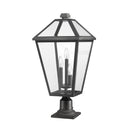 Z-Lite 25.75" High Talbot 3 Light Outdoor Pier Mounted Fixture image 8