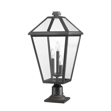 Z-Lite 25.75" High Talbot 3 Light Outdoor Pier Mounted Fixture image 8