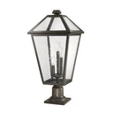 Z-Lite 25.75" High Talbot 3 Light Outdoor Pier Mounted Fixture image 9