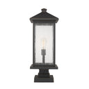 Z-Lite 25" High Portland 1 Light Outdoor Pier Mounted Fixture image 1