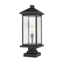 Z-Lite 25" High Portland 1 Light Outdoor Pier Mounted Fixture image 2
