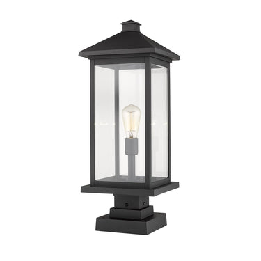 Z-Lite 25" High Portland 1 Light Outdoor Pier Mounted Fixture image 2