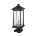 Z-Lite 25" High Portland 1 Light Outdoor Pier Mounted Fixture image 3