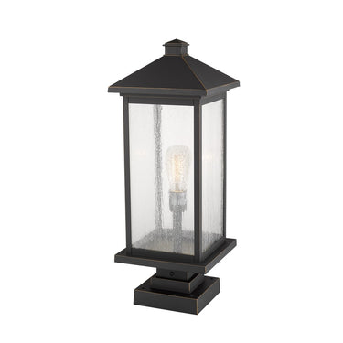 Z-Lite 25" High Portland 1 Light Outdoor Pier Mounted Fixture image 3