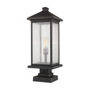 Z-Lite 25" High Portland 1 Light Outdoor Pier Mounted Fixture image 5